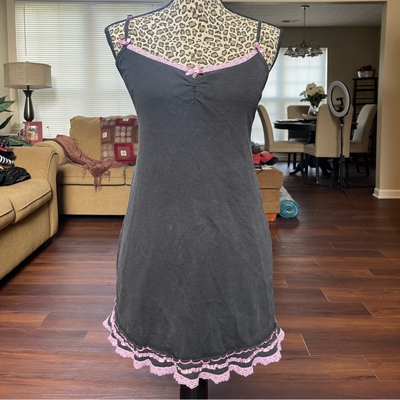 Fruit of the Loom Black Night Gown - Picture 1 of 6